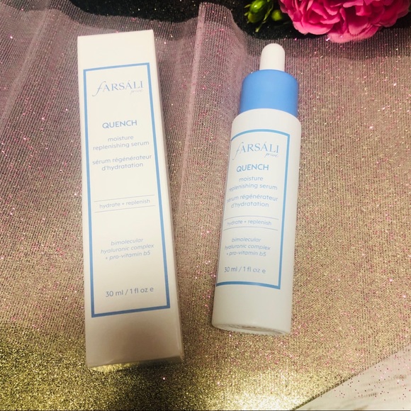 💦 fARSALI QUENCH MOISTURE REPLENISHING SERUM & ROSE GOLD SKIN MIST SET - Picture 3 of 16